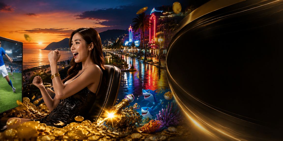 Pemain memainkan permainan memancing jackpot di Kota Kinabalu