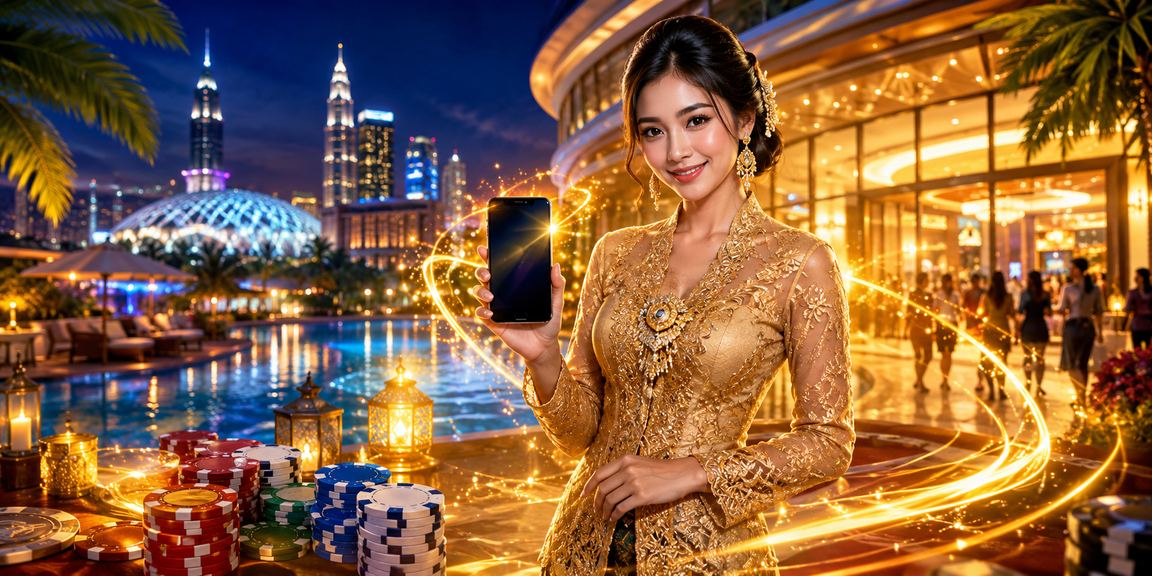 Pengguna dari Selangor menggunakan aplikasi kasino untuk main jackpot